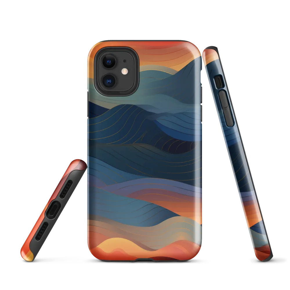 Harmonious Waves at Dusk