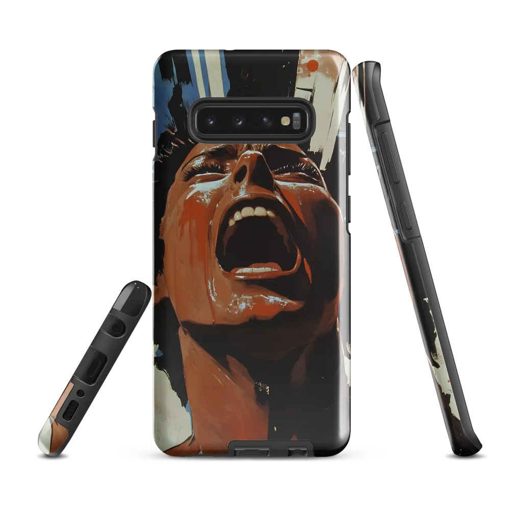 Raw Emotion: The Anguish Within | Phone Case |  S10 Plus | Tough Case | Glossy