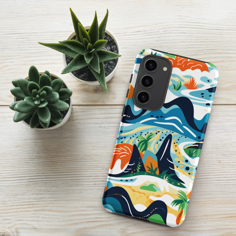 Abstract Tropical Landscape