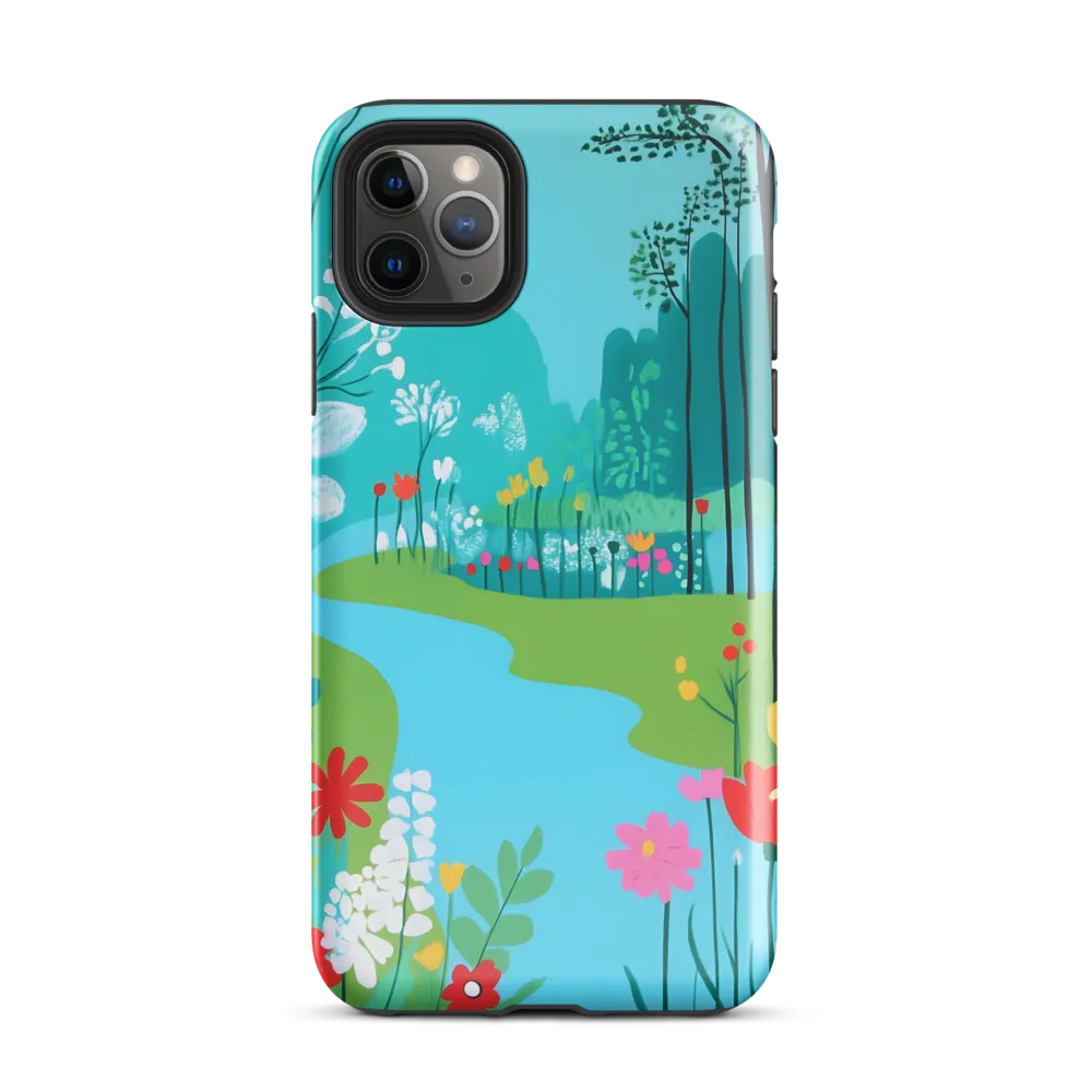 Whispers of Spring: A Colorful Retreat | Phone Case |  11 Pro Max | Tough Case | Glossy