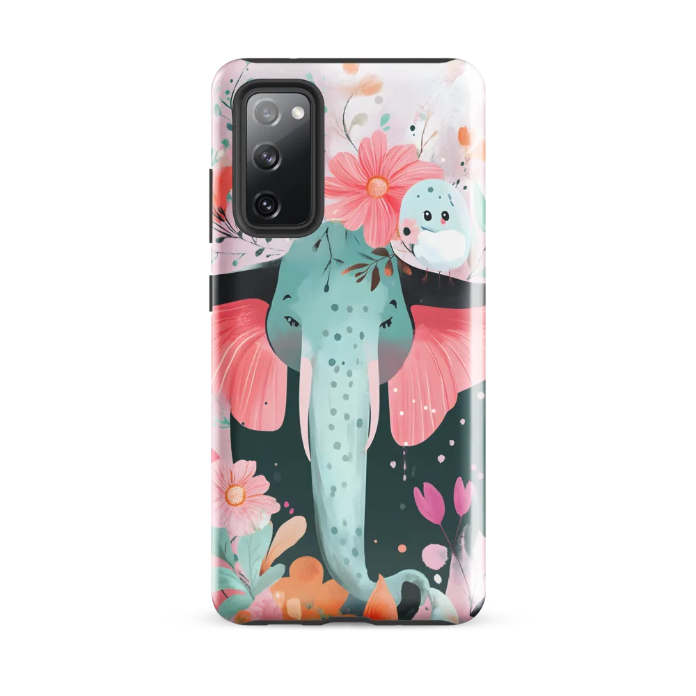 Whimsical Elephant in Bloom