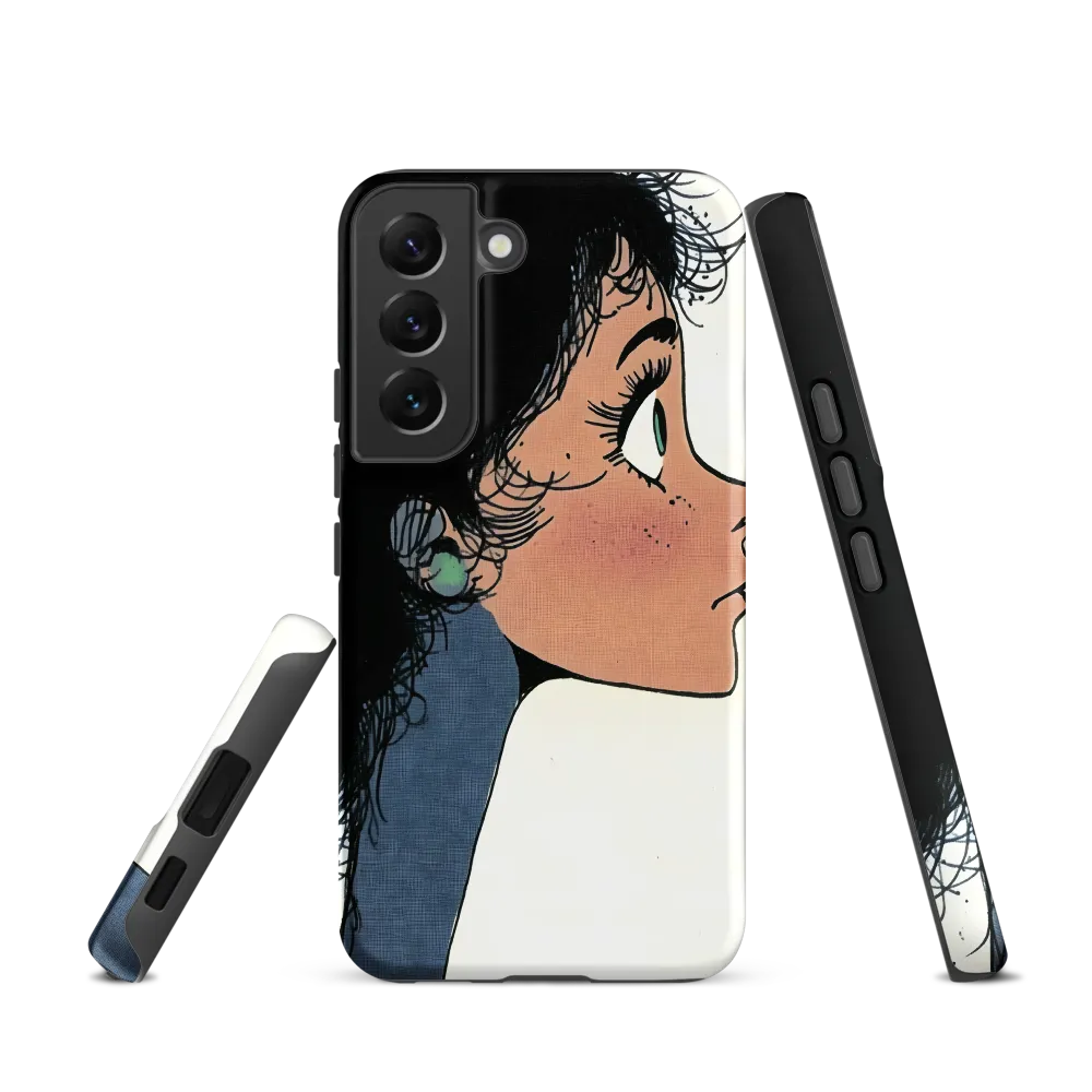 Whispers of Contemplation | Phone Case |  S22 | Tough Case | Matte