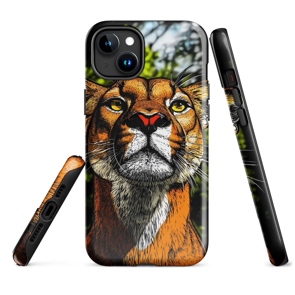 Regal Gaze: The Lioness in Focus
