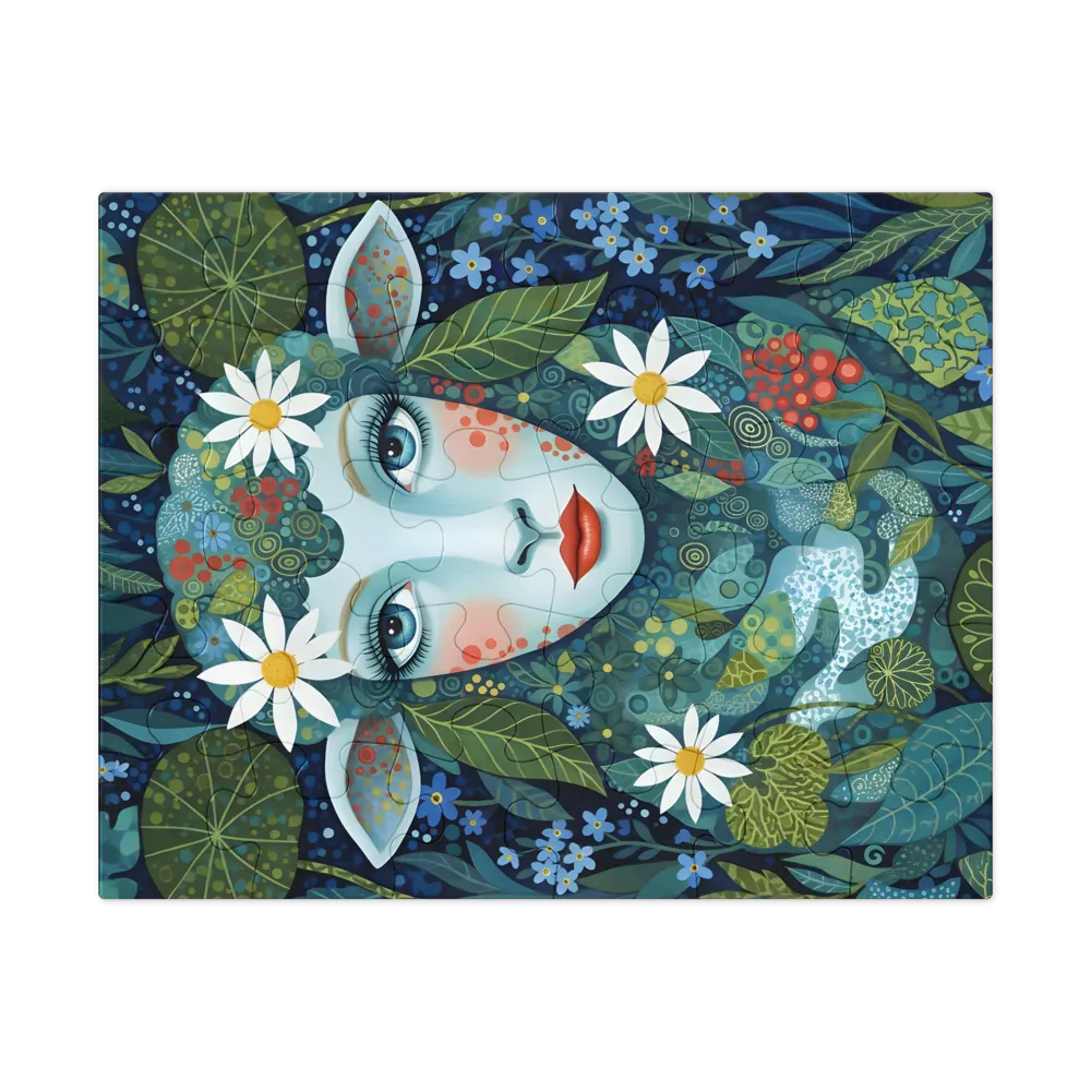 Woodland Faun 
 Jigsaw Puzzle in Tin Box