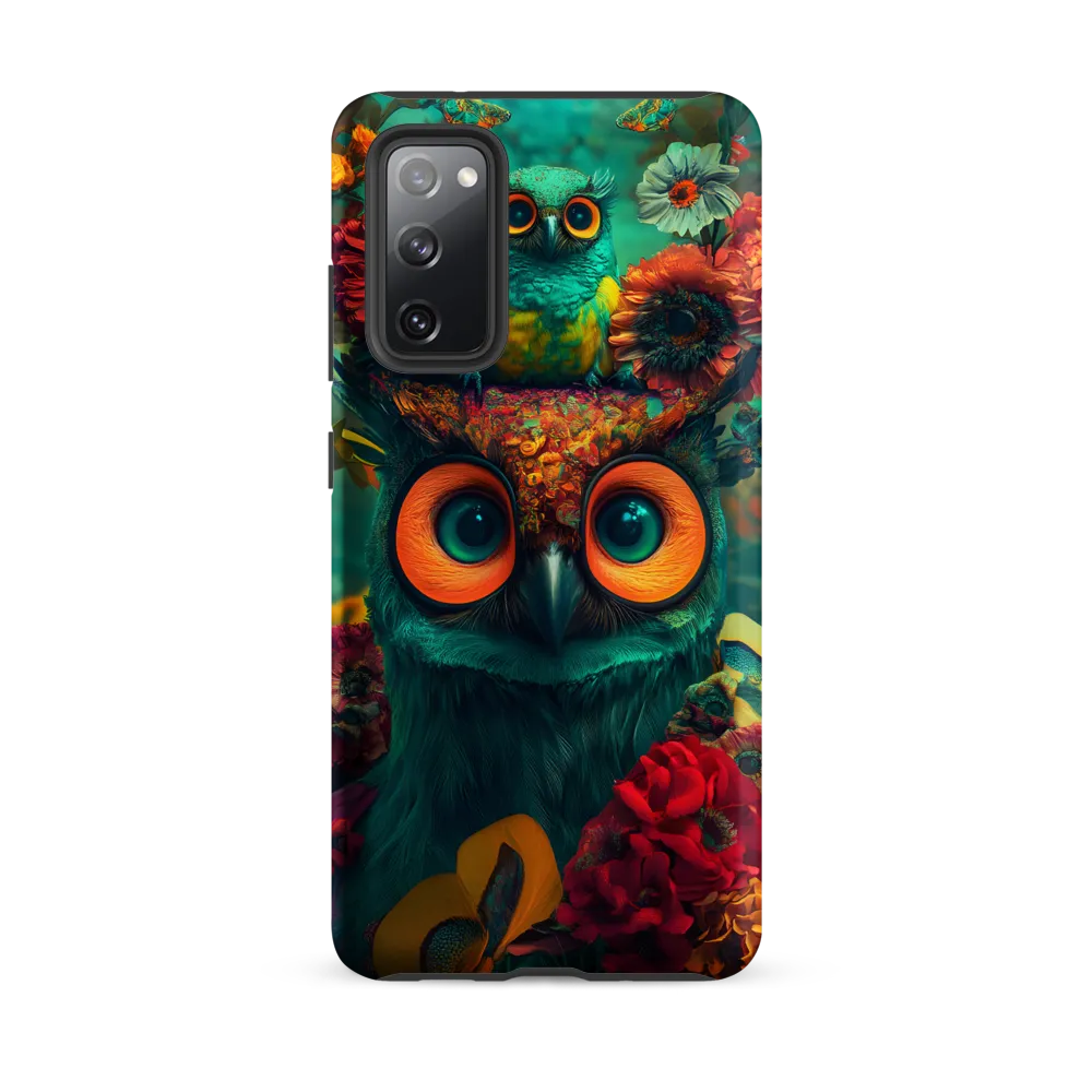 Majestic Harmony: The Floral Owl