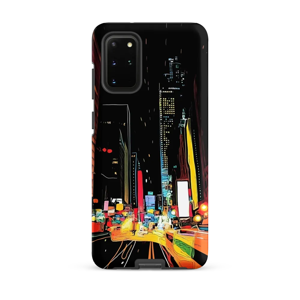 Neon Pulse of the City | Phone Case |  S20 Plus | Tough Case | Matte