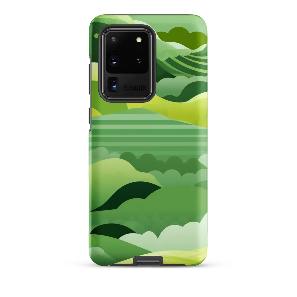 Tranquility in Green Waves