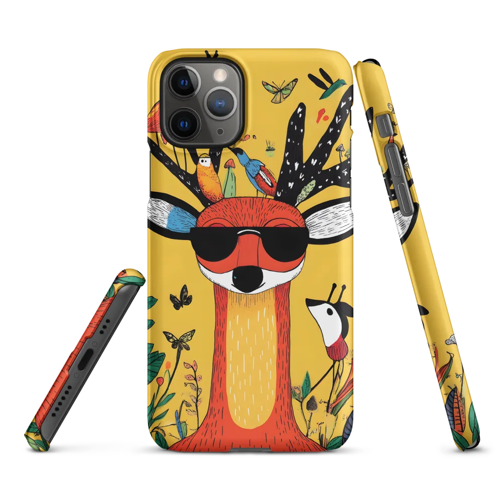 Playful Deer with Sunglasses