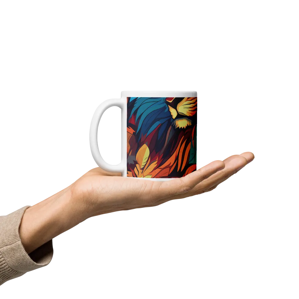 Harmony of Strength: The Lion and Nature | Mugs | Multiple Sizes & Colors