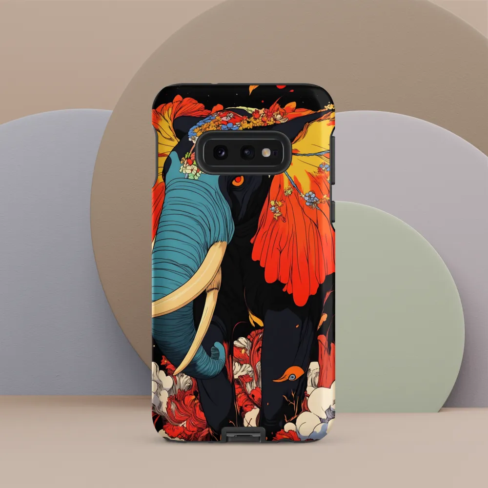 Majesty of the Floral Elephant | Phone Case |  S10e | Tough Case | Matte