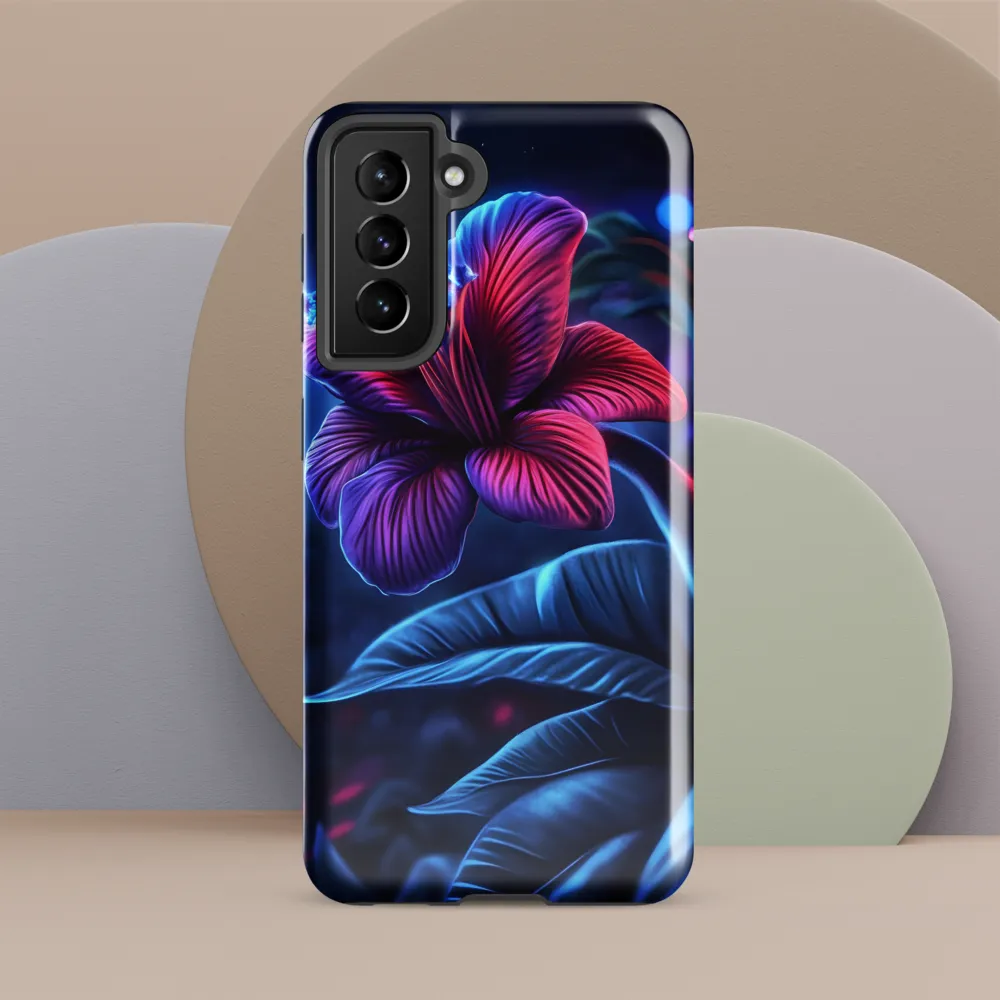 Illuminated Serenity: The Surreal Blossom