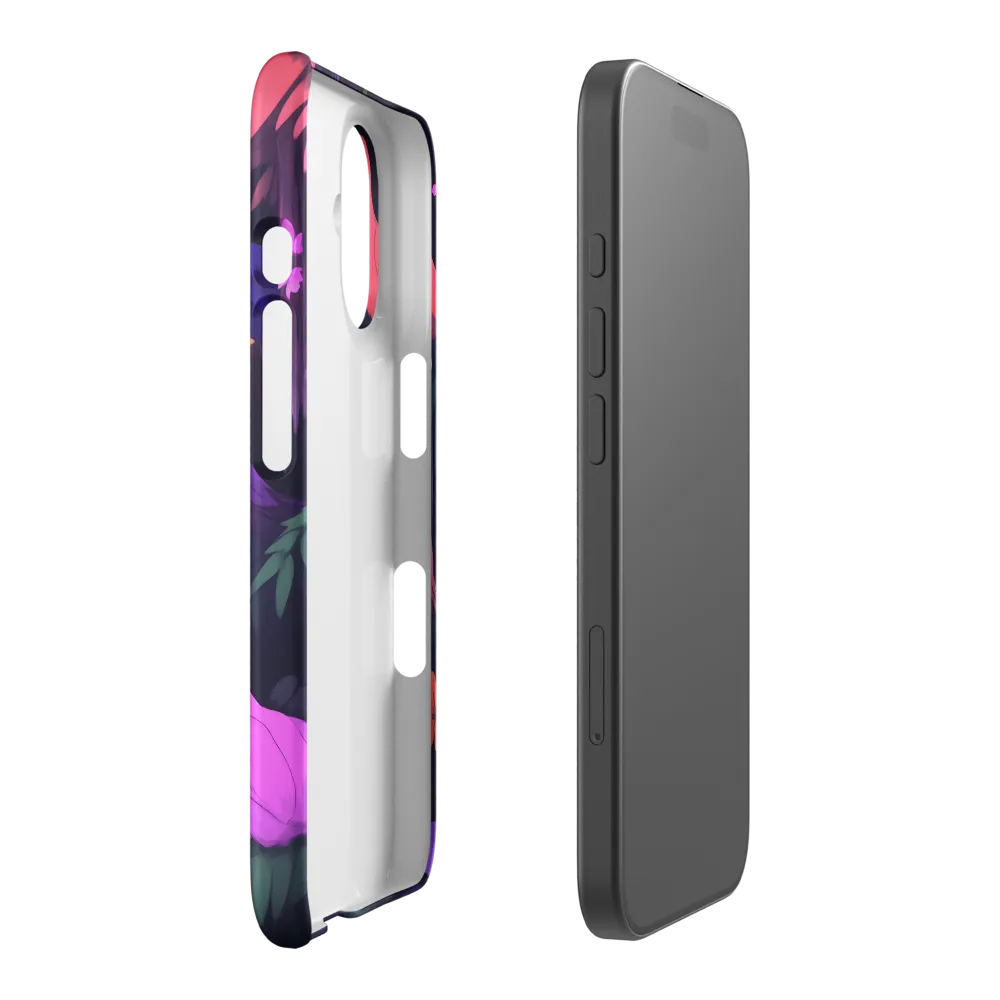 Tropical Parrot Playground | Phone Case |  16 | Snap Case | Matte