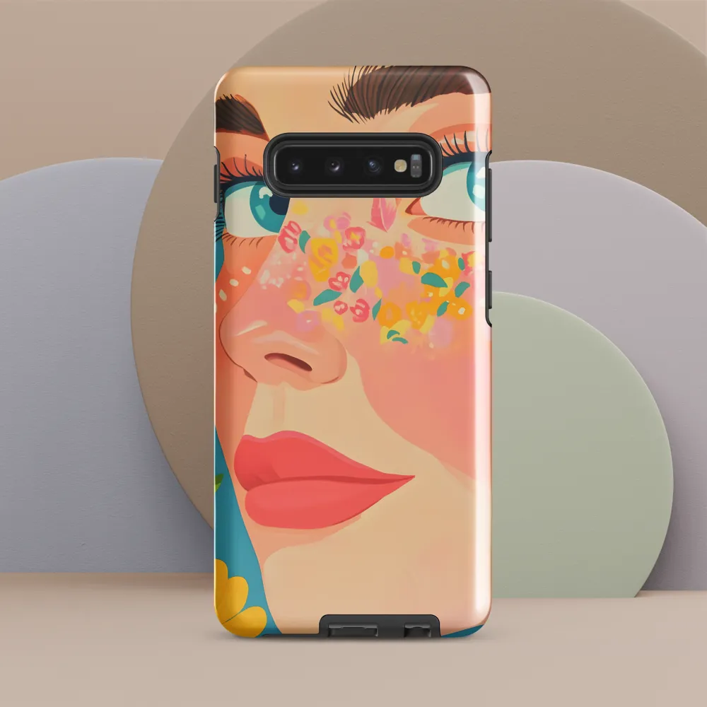 Floral Serenity | Phone Case |  S10 Plus | Tough Case | Glossy