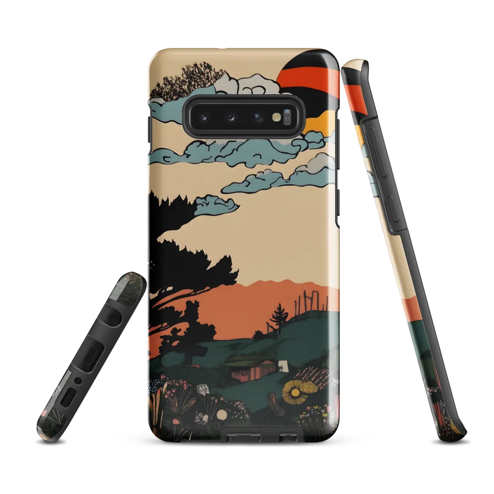 Elysian Sunset | Phone Case |  S10 Plus | Tough Case | Glossy