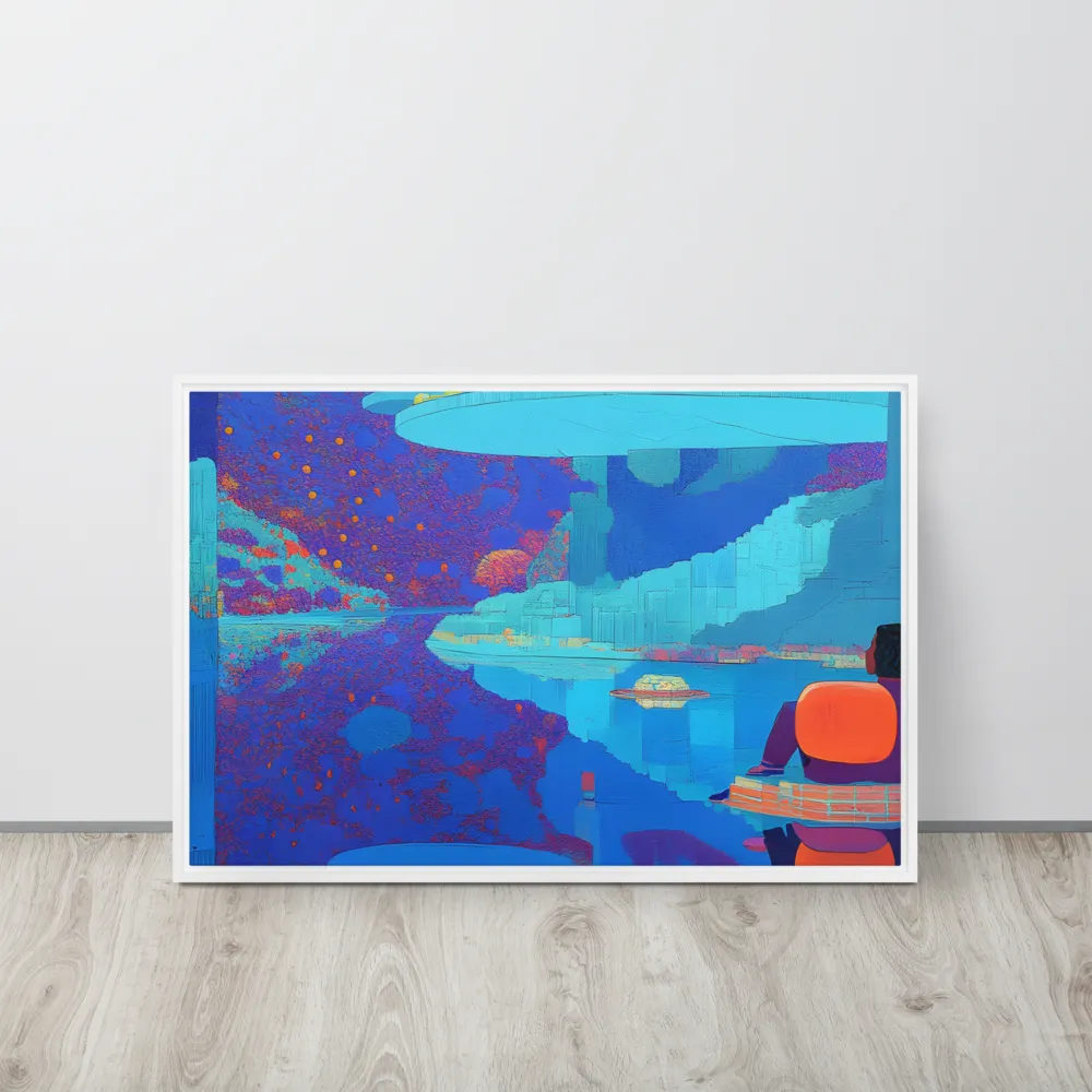 Reflections of Serenity | Canvas with White Frame | 20″×30″