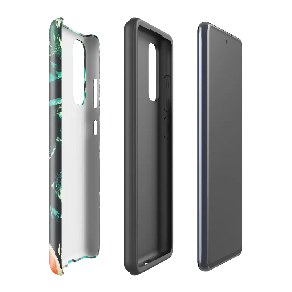 Curious Giraffe in Lush Greenery | Phone Case |  S20 FE | Tough Case | Glossy