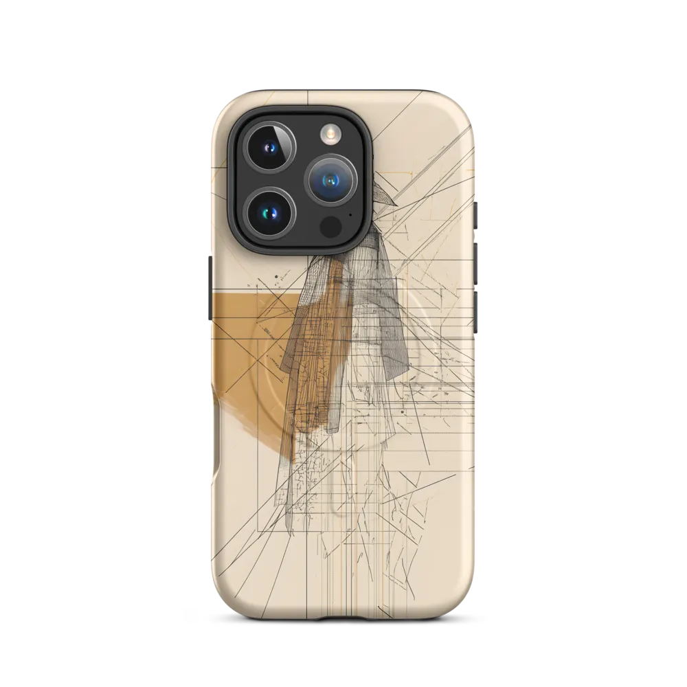 Abstract Profile: A Minimalist Exploration | Phone Case |  16 Pro | MagSafe® Tough Case | Matte