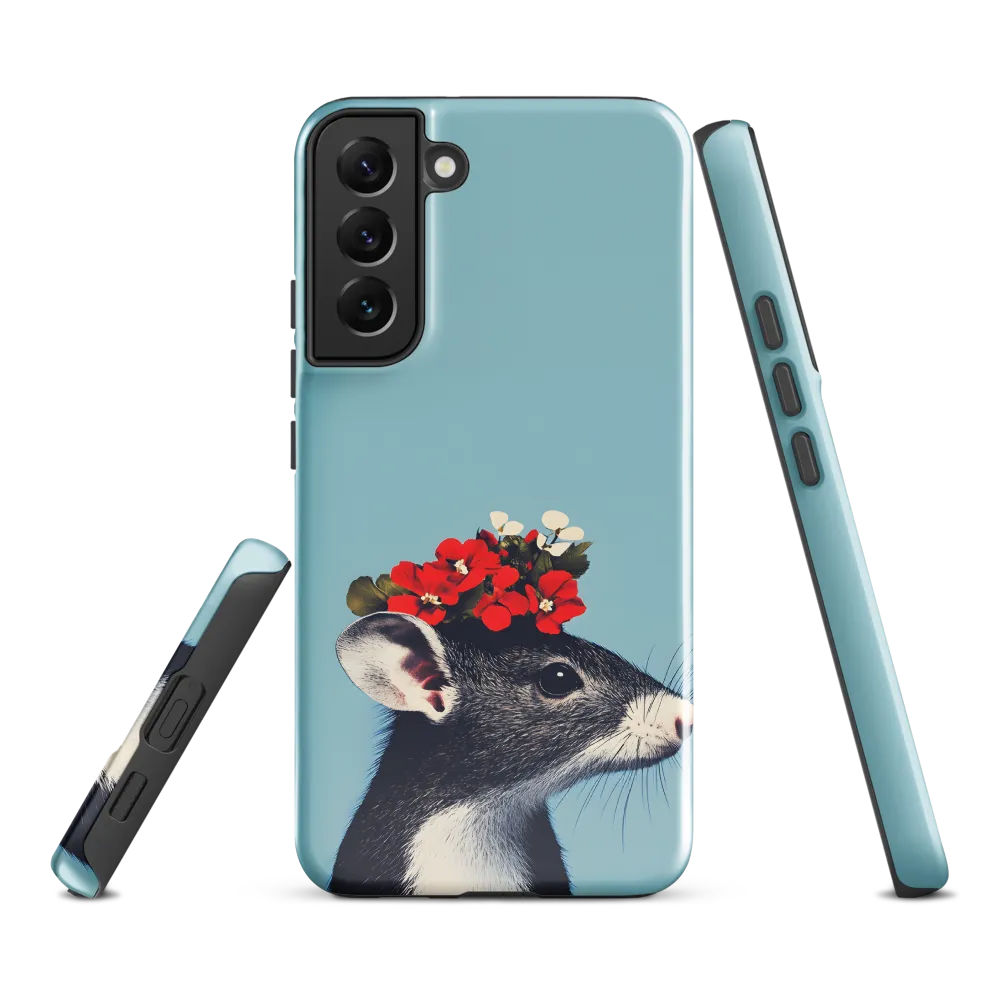 Whimsical Flora: A Mouse's Floral Crown