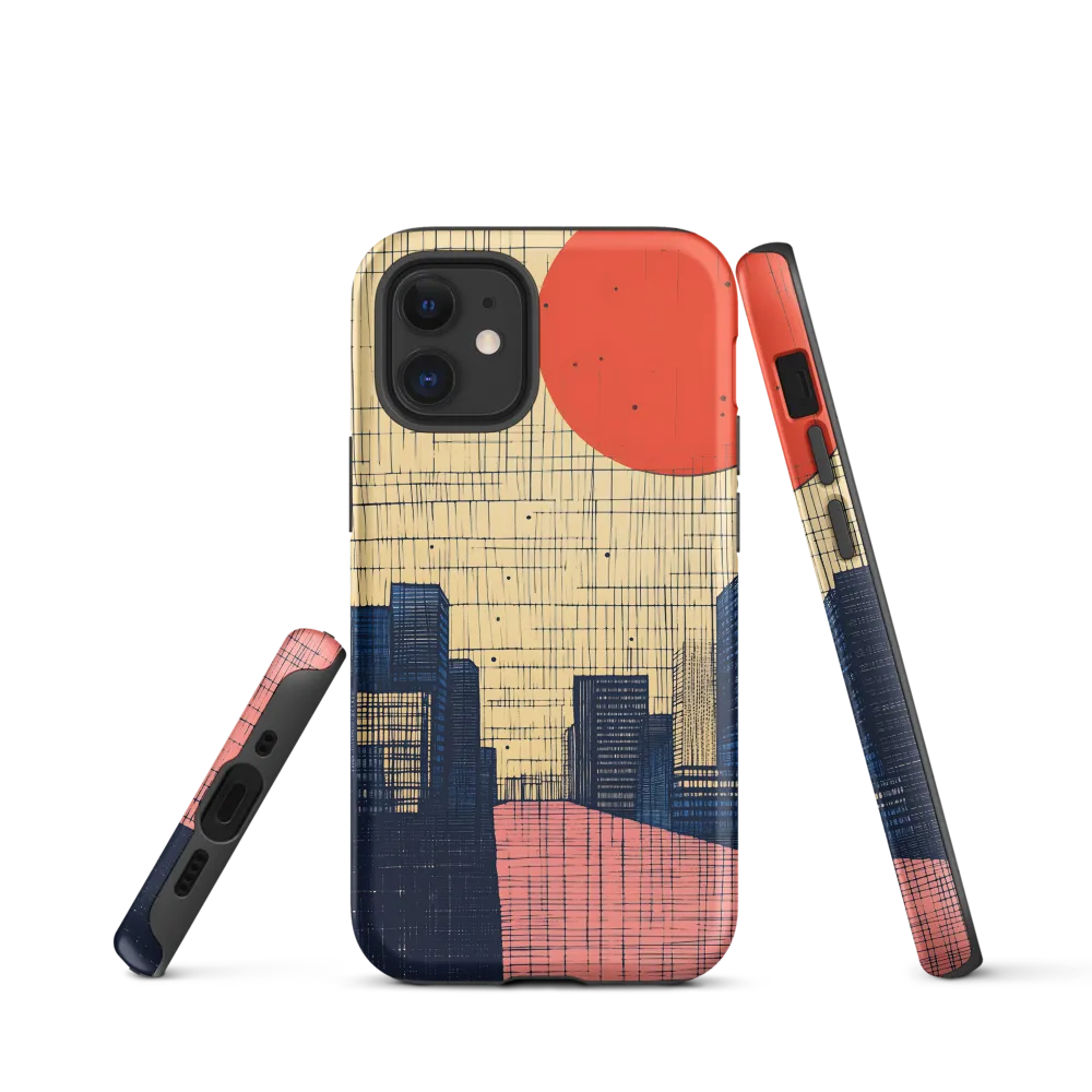 Urban Echoes: A Minimalist Cityscape