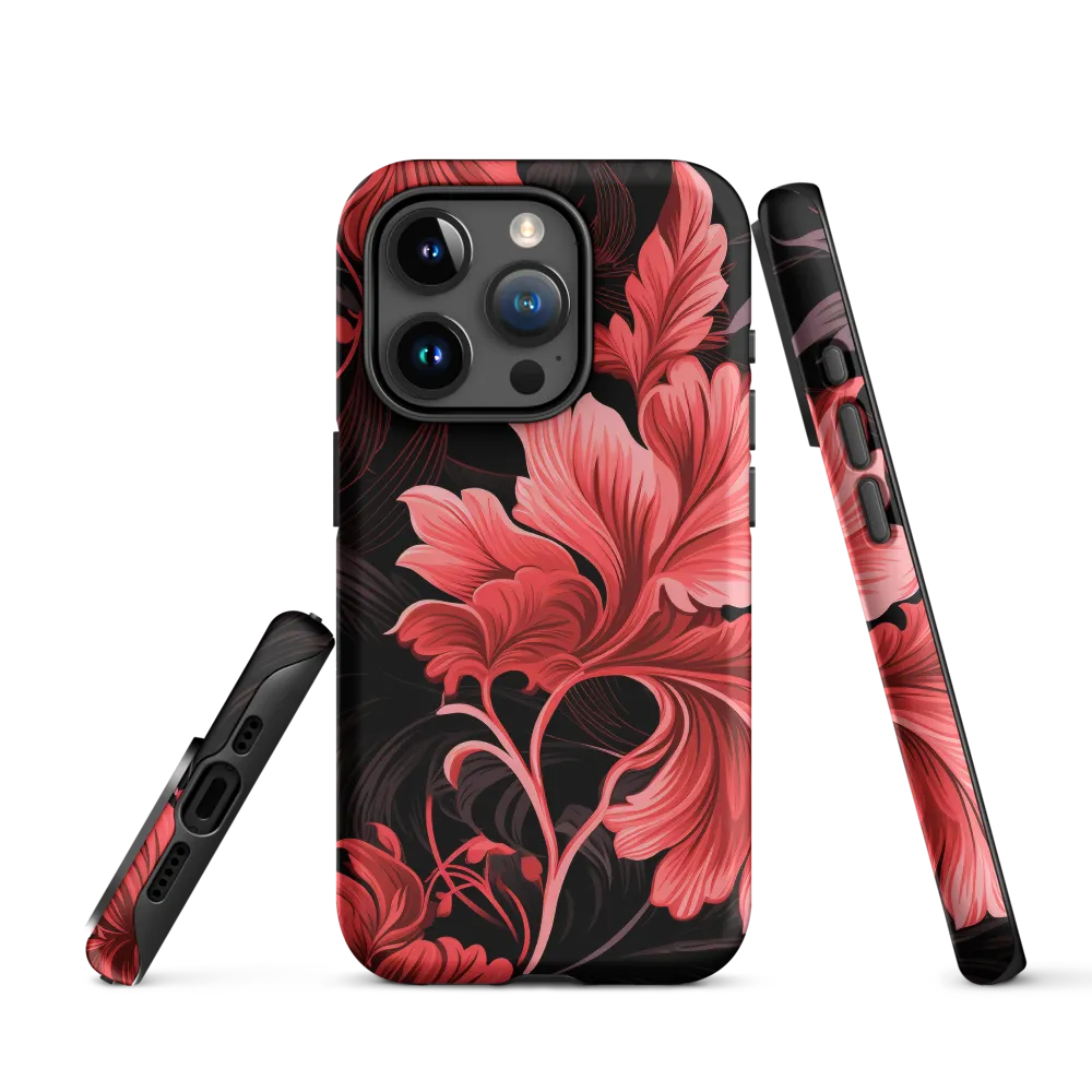 Tropical Elegance in Red