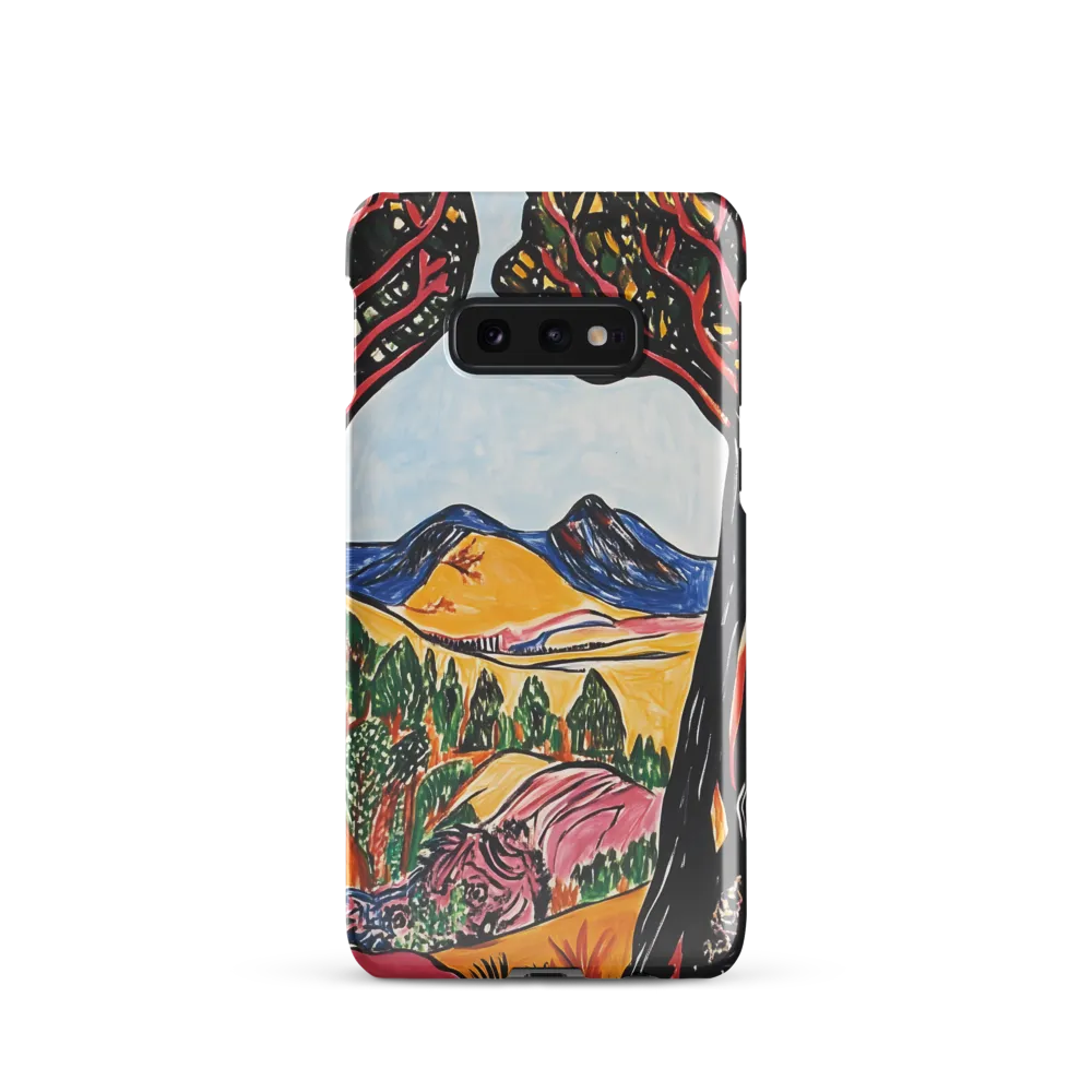 Vibrant Nature's Embrace | Phone Case |  S10e | Snap Case | Glossy
