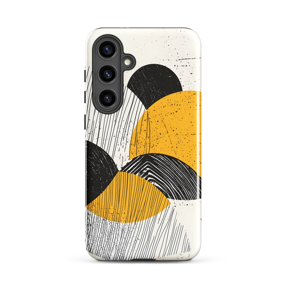 Dynamic Harmony in Black and Yellow
