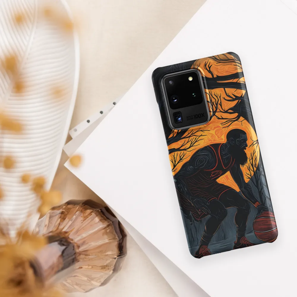 Under the Moonlight: A Basketball Player's Dance | Phone Case |  S20 Ultra | Snap Case | Matte