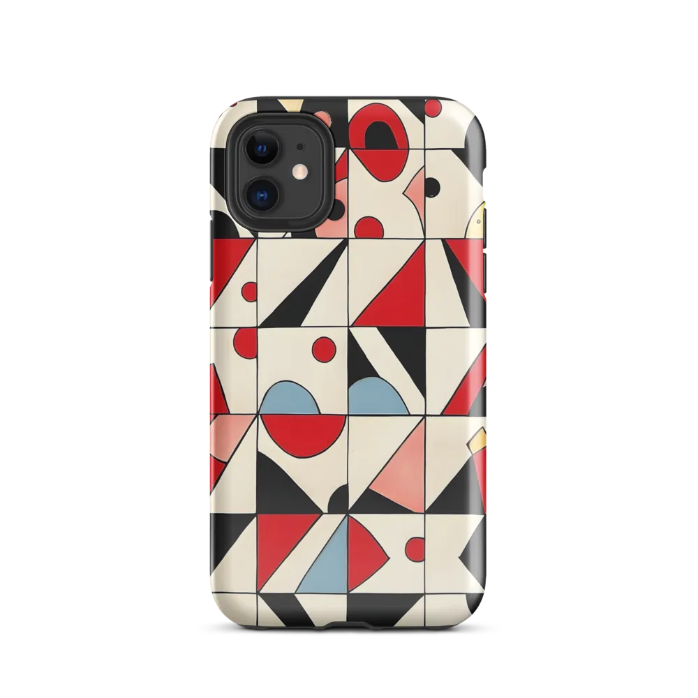 Dynamic Geometric Harmony | Phone Case |  11 | Tough Case | Glossy