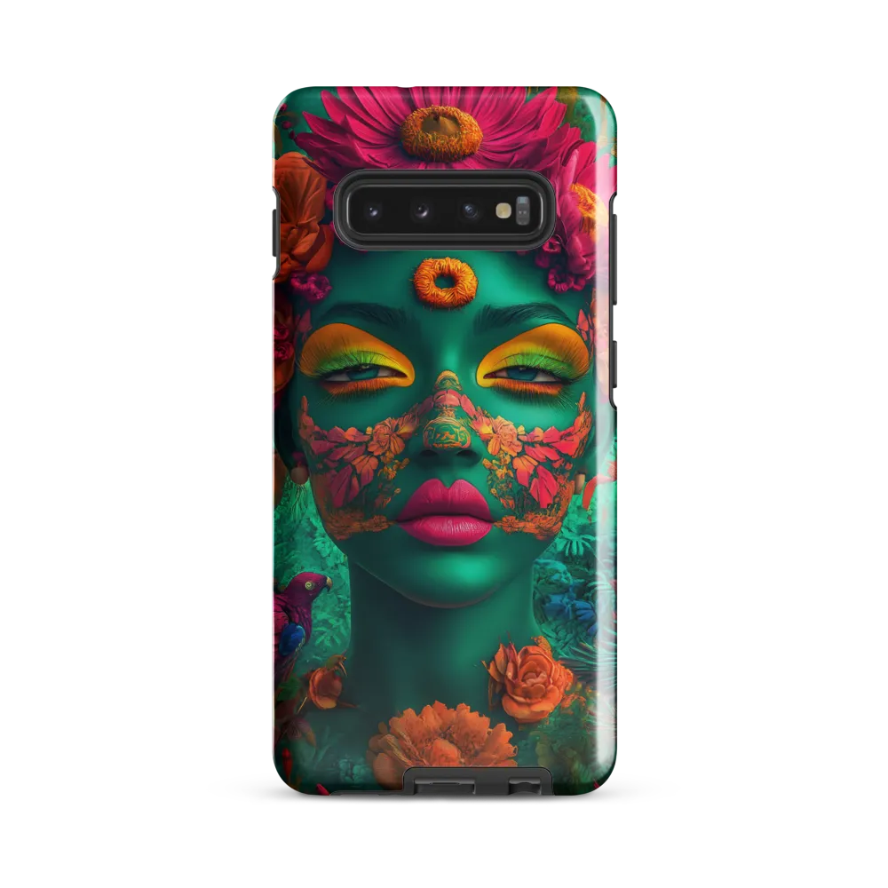 Floral Serenity | Phone Case |  S10 Plus | Tough Case | Glossy