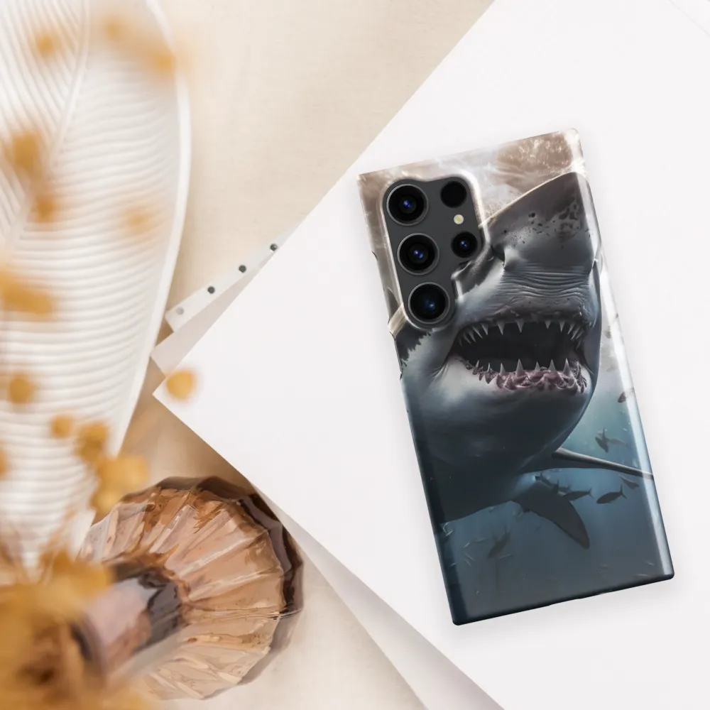 The Apex Predator: An Underwater Encounter | Phone Case |  S23 Ultra | Snap Case | Glossy
