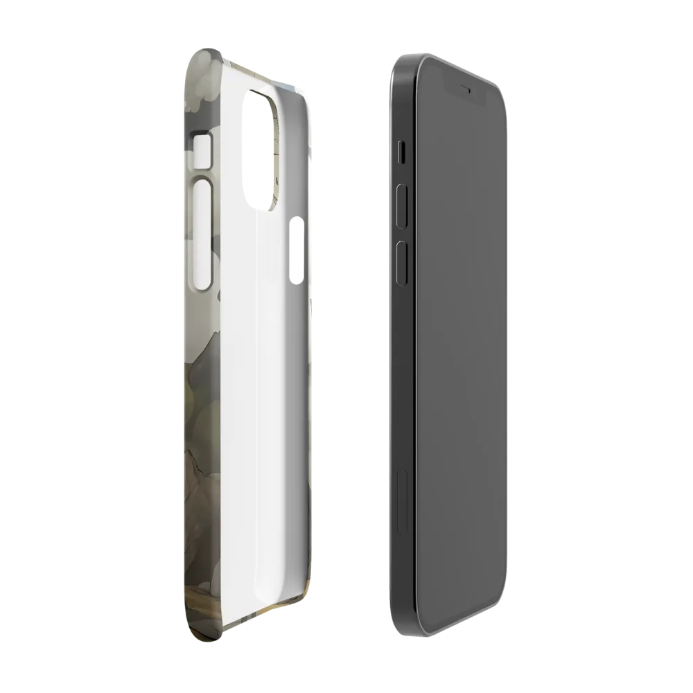 Whimsical Stone Figure in a Rocky Landscape | Phone Case |  12 Pro | Snap Case | Matte