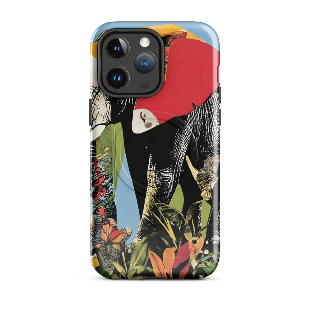 Harmony of Nature: The Elephant's Embrace | Phone Case |  14 Pro Max | MagSafe® Tough Case | Glossy