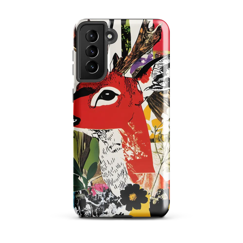 Vibrant Harmony: The Deer in Nature | Phone Case |  S21 Plus | Tough Case | Glossy