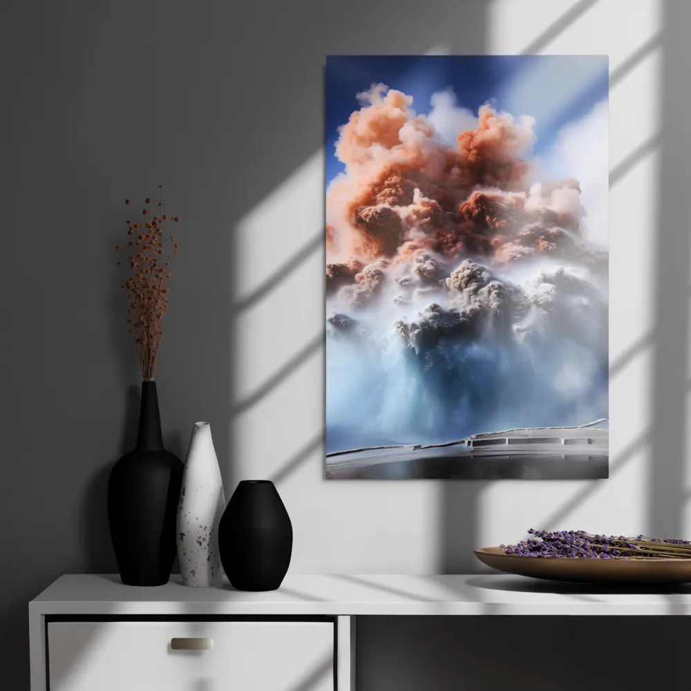 Eruption of Elements | Metal Print | 20″×30″