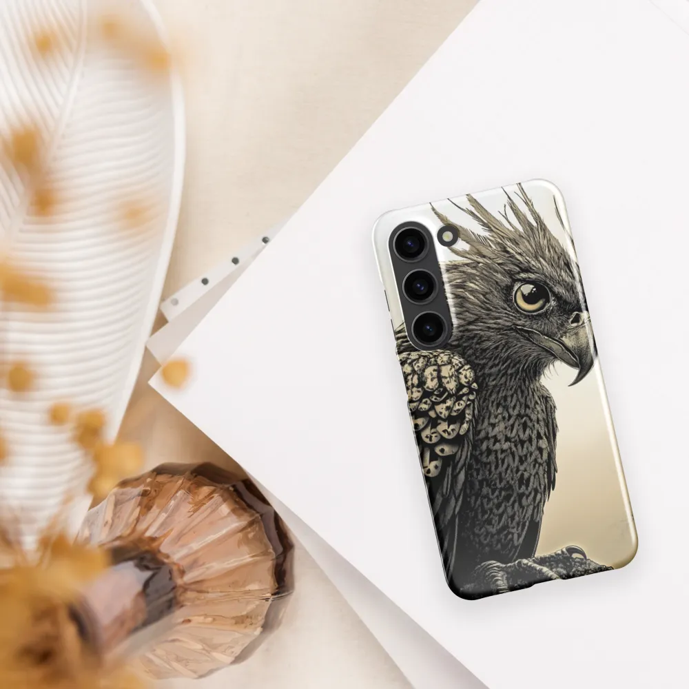 Majestic Owl in Detail | Phone Case |  S23 | Snap Case | Glossy