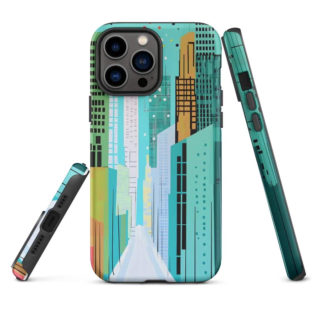 Urban Symphony in Turquoise