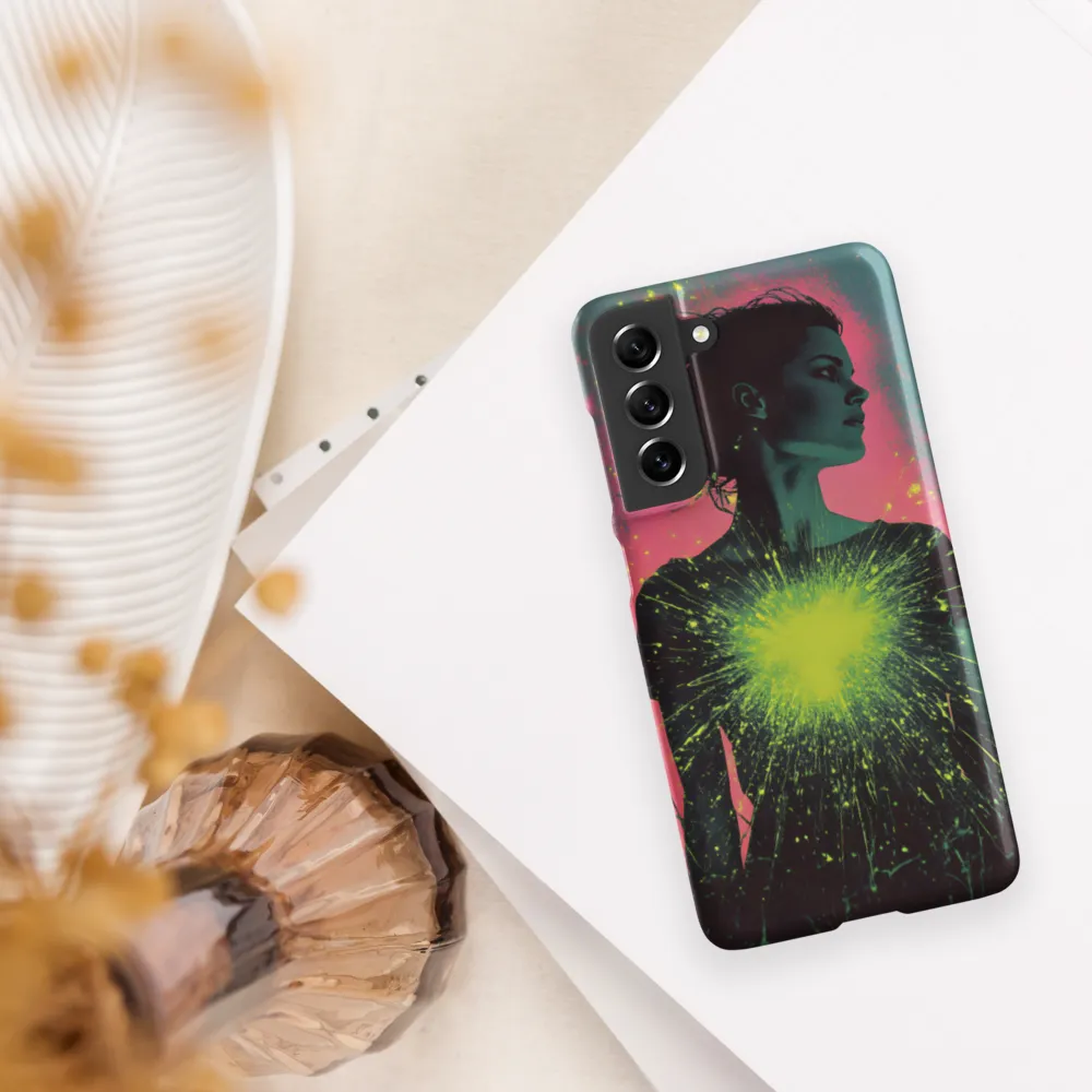 Cosmic Heart: A Surreal Portrait of Strength
