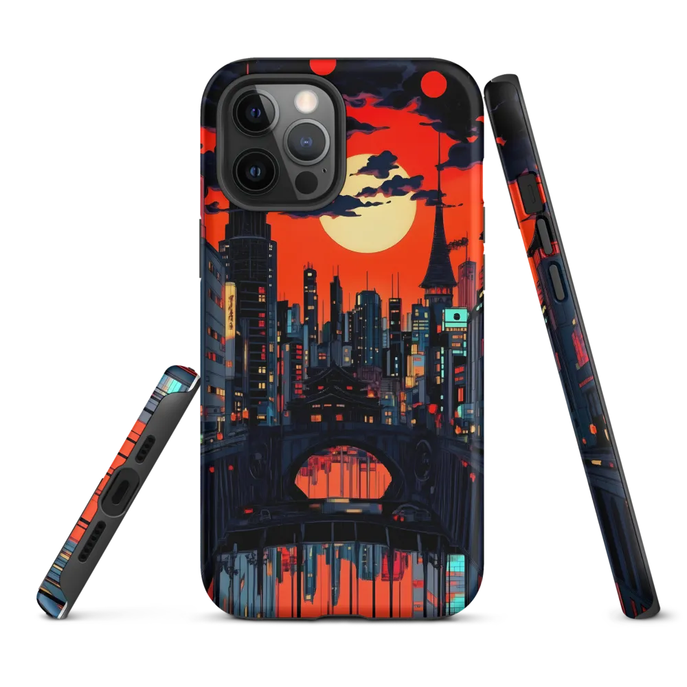 Nightfall in a Neon City