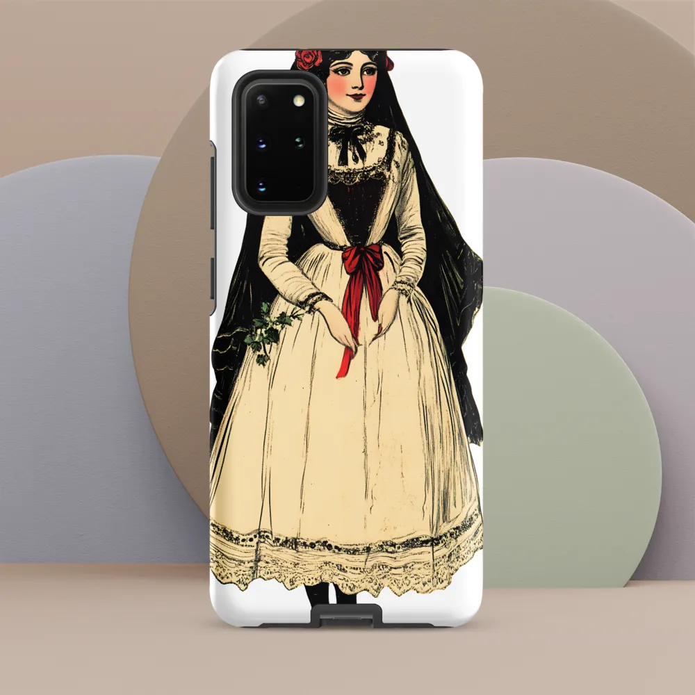 Elegance in Tradition: A Folk Portrait