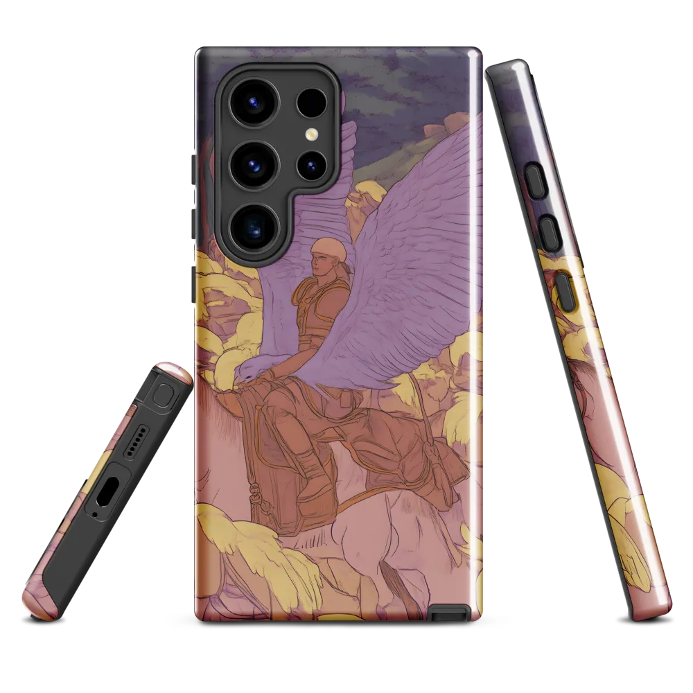 The Winged Guardian | Phone Case |  S24 Ultra | Tough Case | Glossy