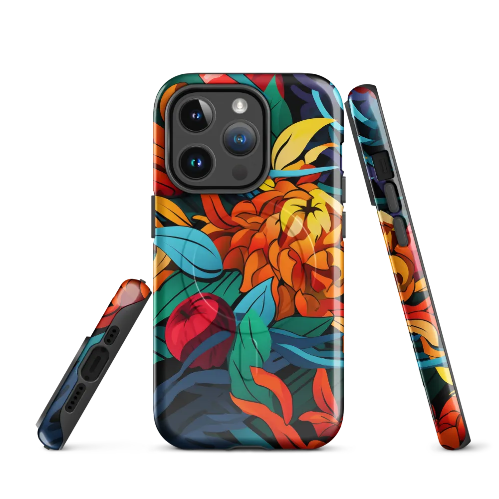 Tropical Harmony | Phone Case |  14 Pro | MagSafe® Tough Case | Glossy
