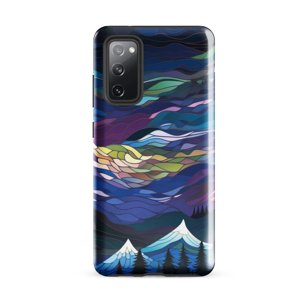 Twilight Peaks: An Abstract Mountain Landscape