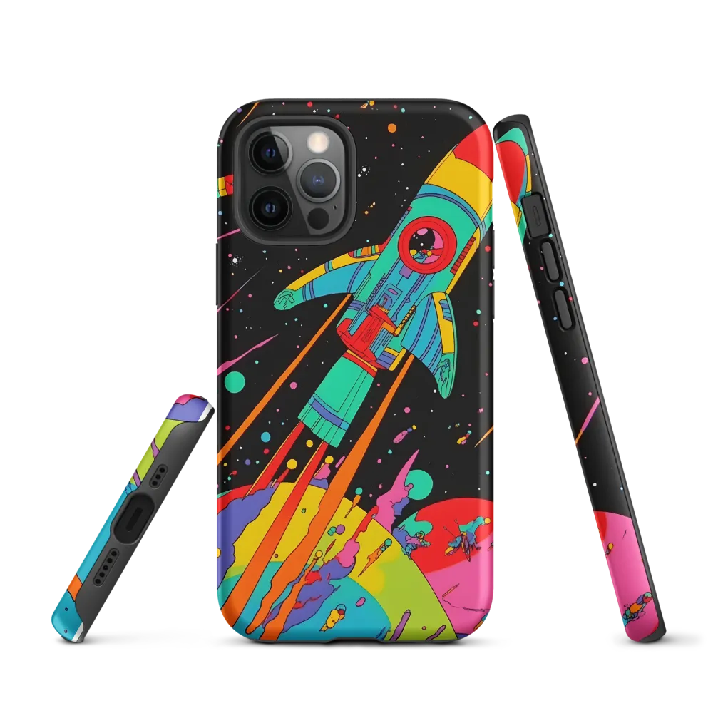 Cosmic Voyage: The Neon Lift-Off