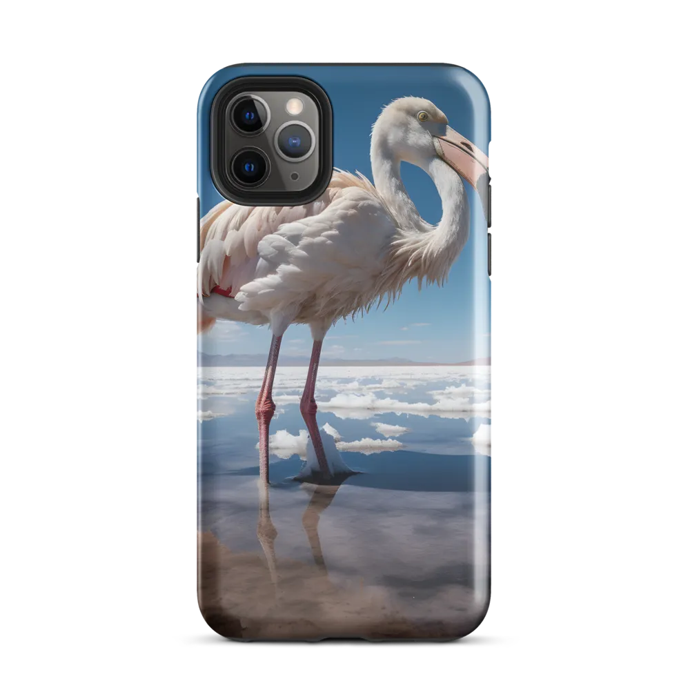 Graceful Solitude of a Flamingo | Phone Case |  11 Pro Max | Tough Case | Glossy