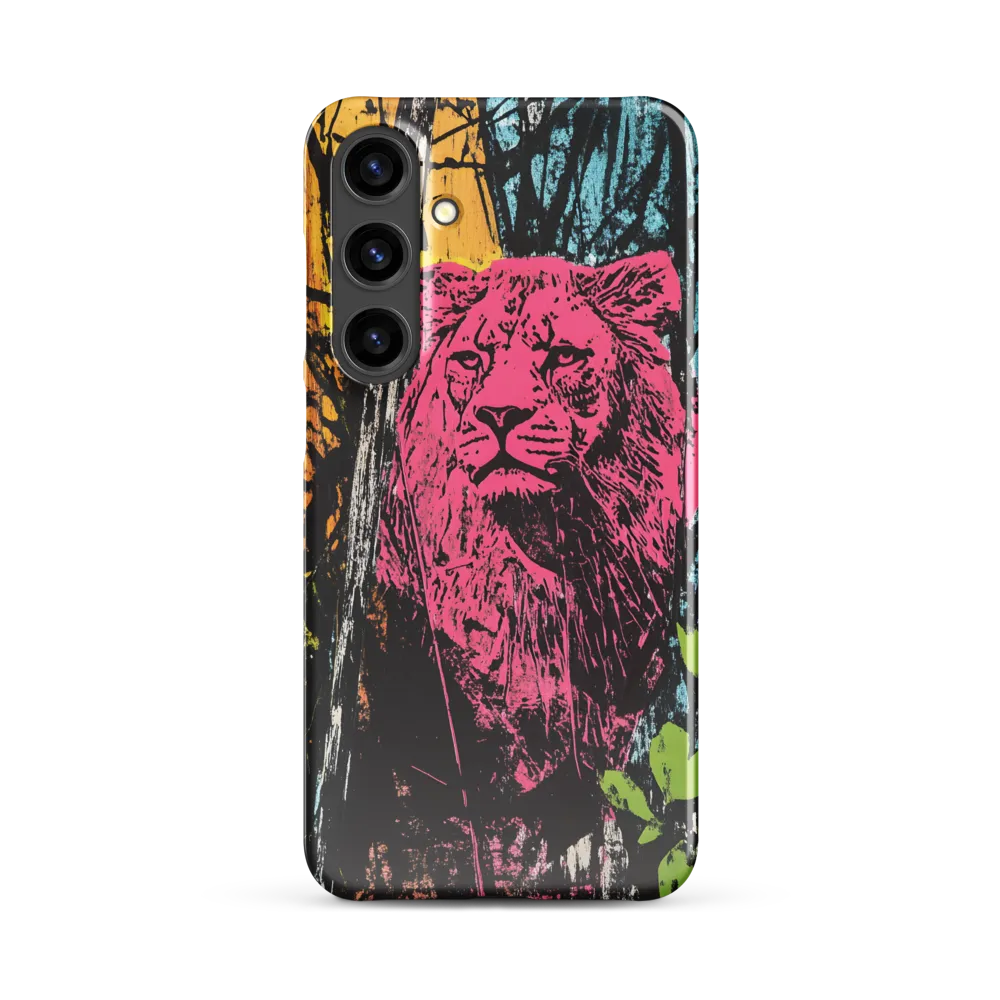 Fierce Vibrance: The Pink Lion
