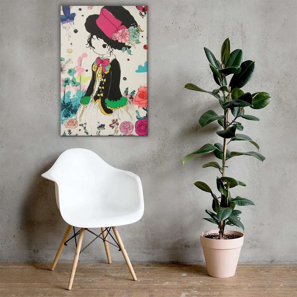Whimsical Garden Reverie | Canvas | 24″×36″