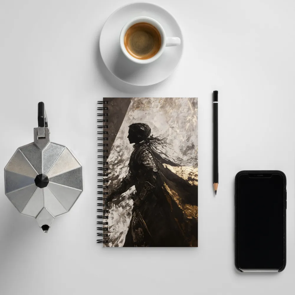 The Silhouette of Valor | Spiral Notebook