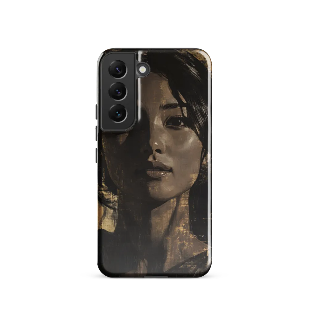 Golden Gaze: A Contemporary Portrait