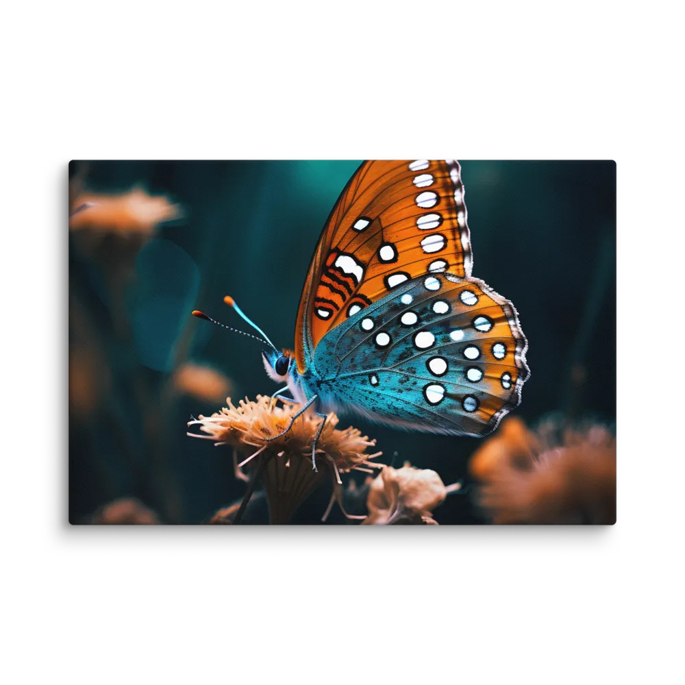 Whispers of Color: The Butterfly's Embrace