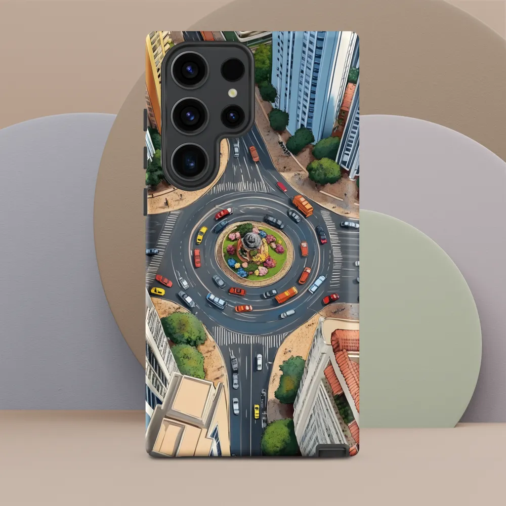 Urban Symphony: Aerial Vision of City Life